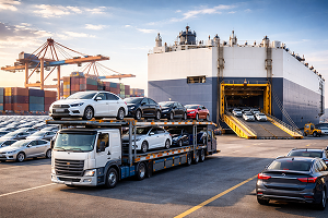 ავტომანქანების გადაზიდვა ფოტო